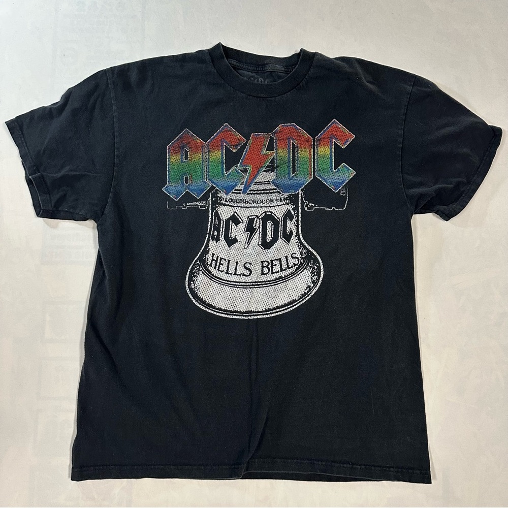 AC/DC Hells Bells Men’s Large Band T-Shirt